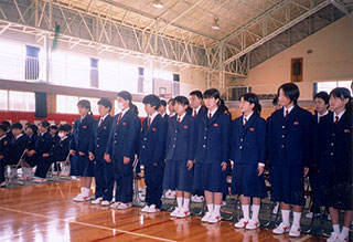 中学校入学式 の写真